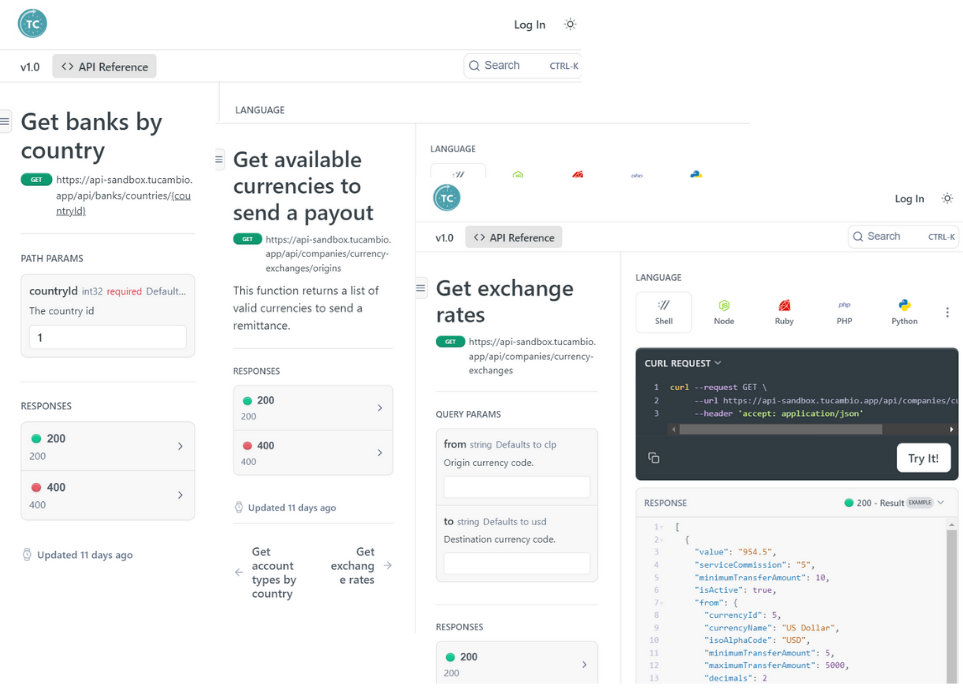 API documentation